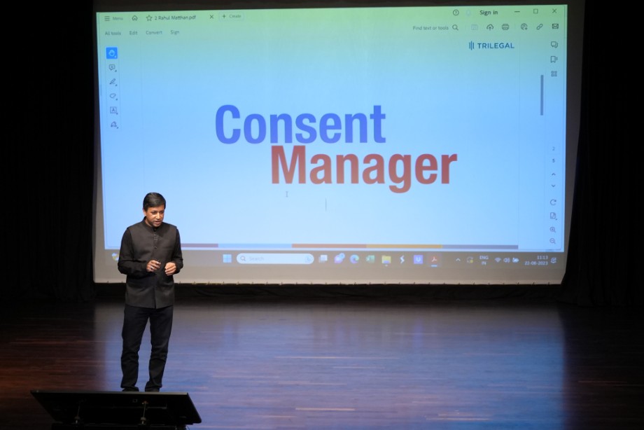 Rahul Matthan addressed Digital Personal Data Protection Act 2023